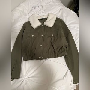 Green shein jacket